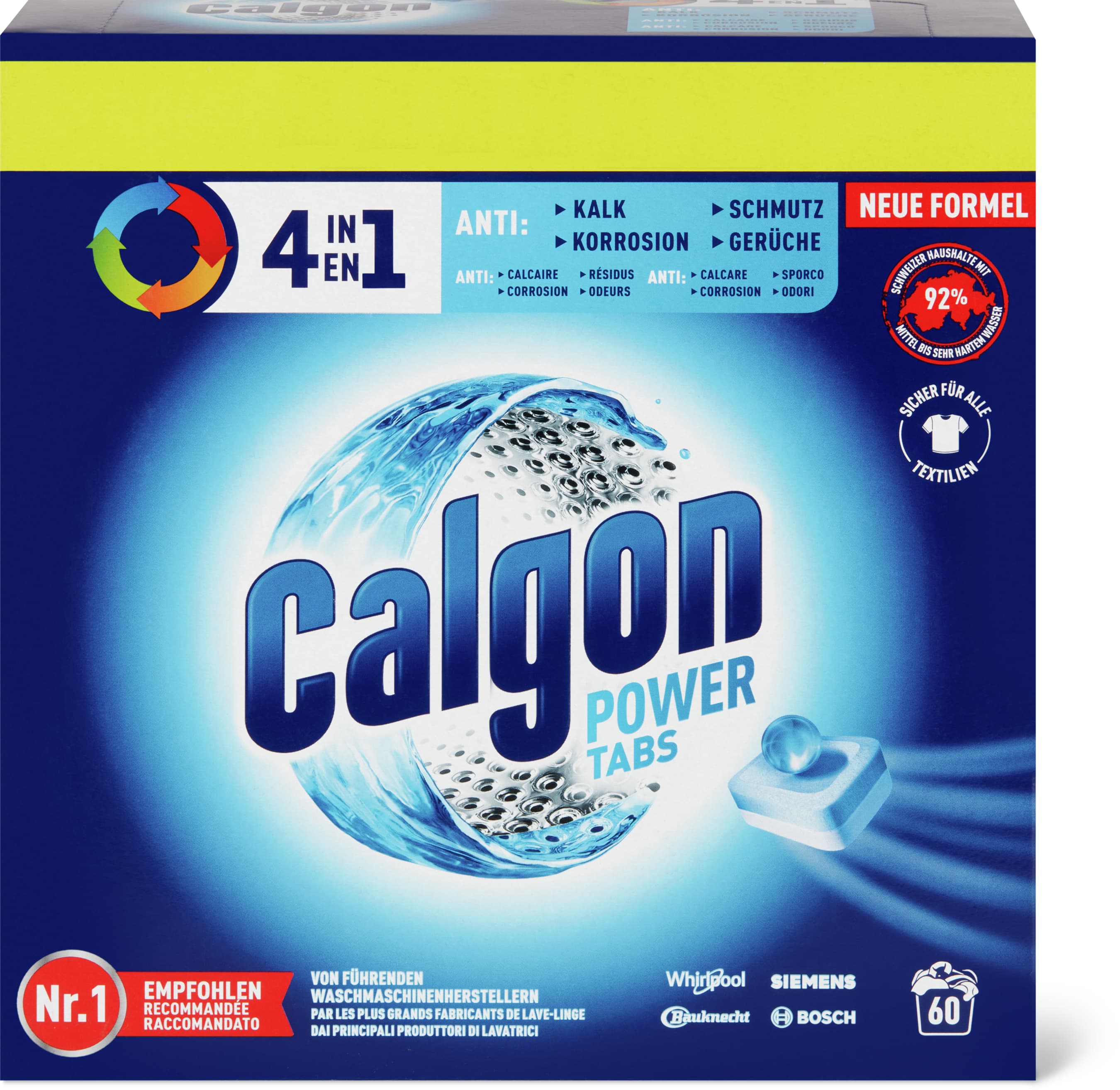 Calgon Wasserenthärter Tabs 60 Waschgänge